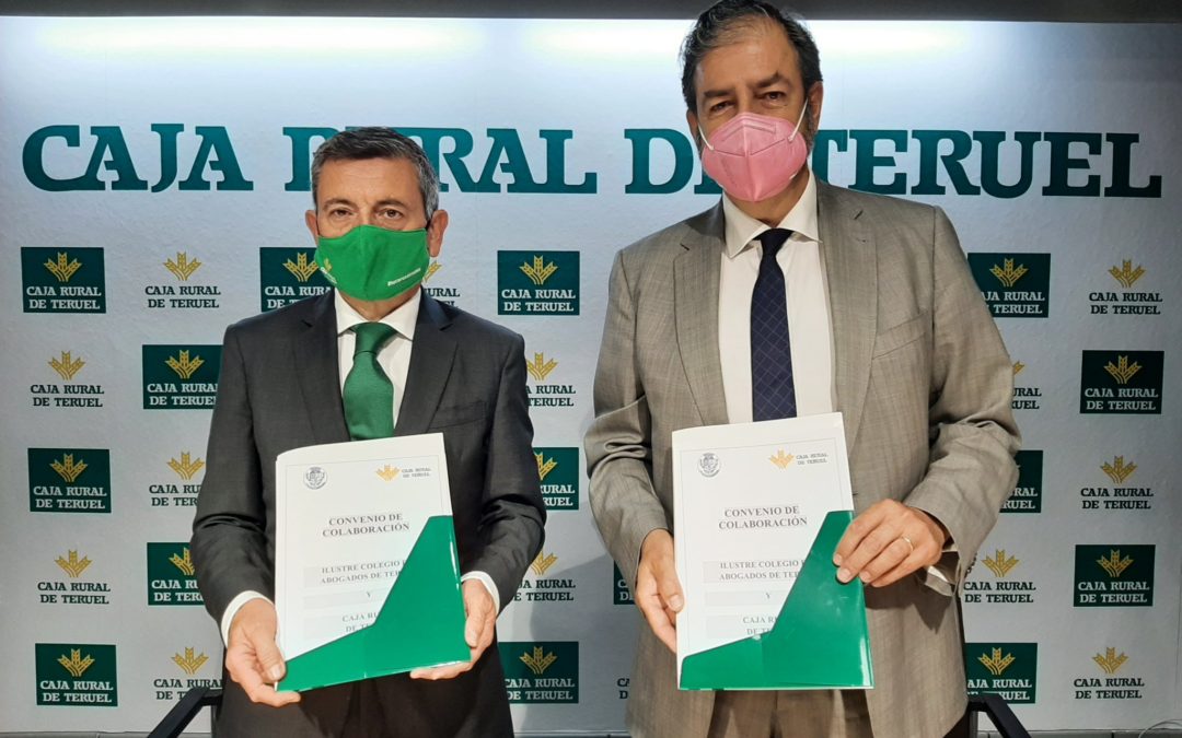 CAJA RURAL DE TERUEL Y EL COLEGIO DE ABOGADOS RENUEVAN SU CONVENIO DE COLABORACIÓN