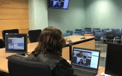 Primer año de juicios telemáticos: 300.000 comparecencias virtuales