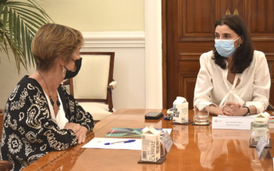La ministra de Justicia se reúne con la presidenta de la Abogacía Española