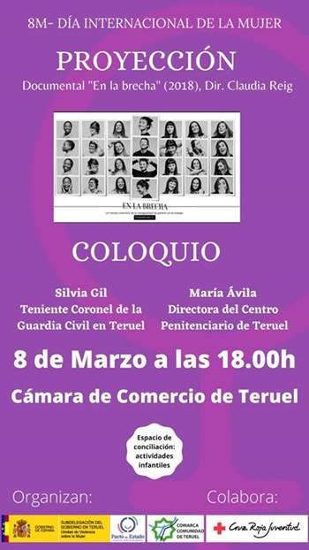 8M Día Internacional de la Mujer: Proyección documental “En la brecha”